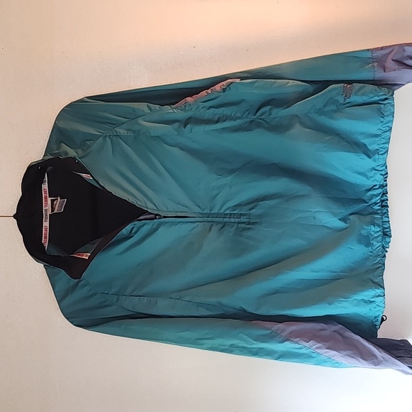 The Northface original Windbreaker Men's Medium Vintage Pullover Half Zip Green - Picture 1 of 10